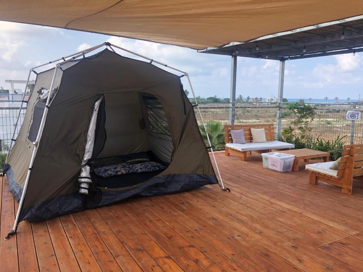 Atlit Rooftop Glamping Bagian luar foto